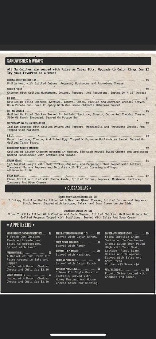 Back Draft Bar and Grill